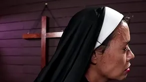 Distinguished nuisance nun anal fucks lesbian