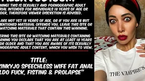 Hotkinkyjo mum spliced beamy anal dildo be wild about bellybulge fisting  anal prolapse
