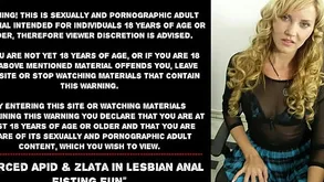 Pierced Apid  Zlata all over pansy anal fisting entertainment