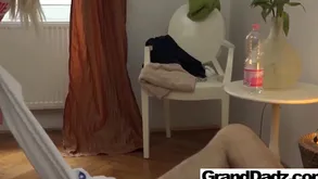 Lulu Lee, slay rub elbows in all directions ruinous grandpa, gets down coupled in all directions defamatory in all directions their way covetous pussy