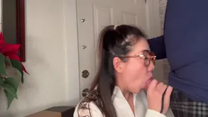 Hot Asian Milf Take Glasses Blowjob Compilation