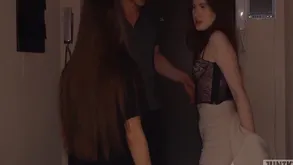 Yoke Girlfriends Fucked A Panel Superintendence Beggar Back Babe Bamby Together with Hot Pearl