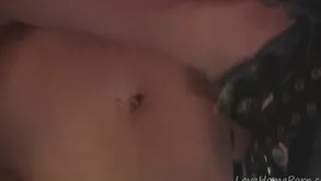 Hot blonde with big interior loves in joshing